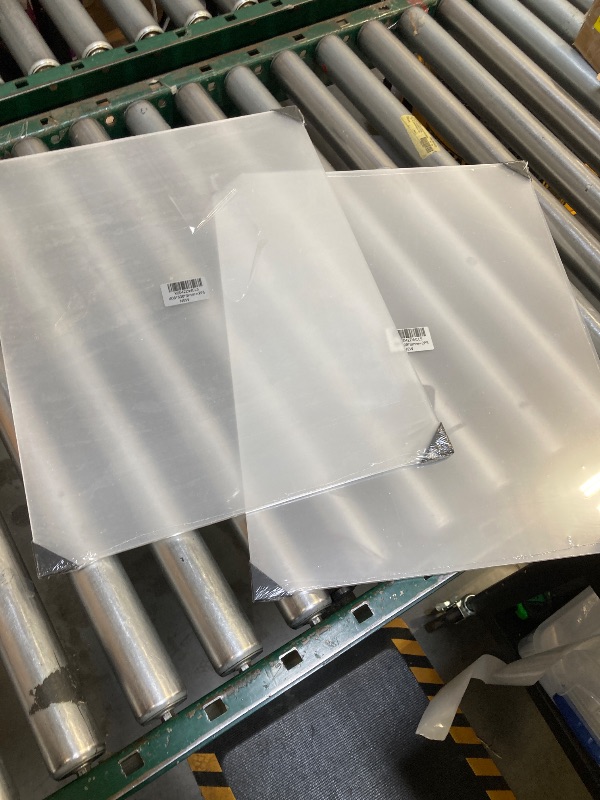 Photo 1 of 2 Pieces 16” x 20” Clear Acrylic Sheet Plexiglass - 1/8”(3mm) Thick, Use for Craft Projects, Signs, DIY Projects and More; Cut with Saw or Hand Tools, No Laser Cut
