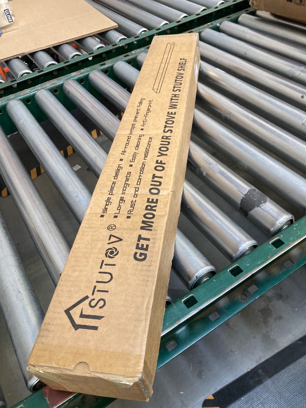 Photo 1 of 30" Magnetic Stove Top Shelf – Stainless Steel Spice Rack and Seasoning Organizer – Kitchen Shelf for Back of Stove – Over Stove Rack and Storage Organizer