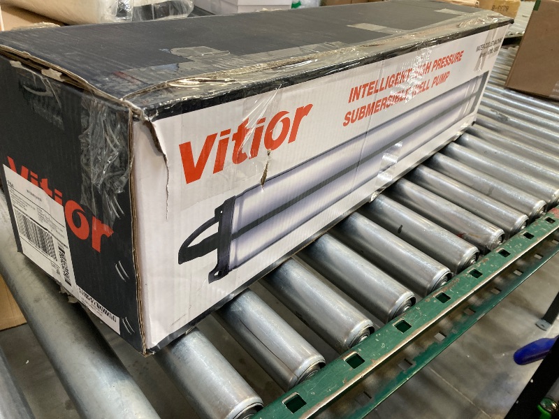 Photo 1 of 1.5HP Automatic Deep Well Pump, 2200GPH Submersible Well Pump 170FT Stainless Steel Deep Well Submersible Water Pump 72FT Power Cord High Pressure for Home Irrigation Garden Use