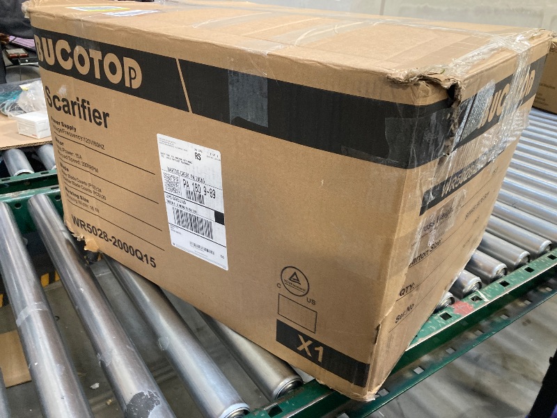 Photo 1 of 2-in-1 16-Inch Dethatcher & Scarifier Electric Corded, 15 Amp Copper Motor, Electric Lawn Dethatcher with 5-Position Depth Adjustment, 14.5 gal Thatch Bag,Walk Behind for Yard Lawn Garden Care