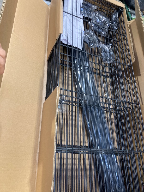 Photo 1 of 5-Shelf Adjustable Heavy Duty Storage Shelving Unit, Metal Organizer Wire Rack for Laundry Bathroom Kitchen Pantry Closet, Black