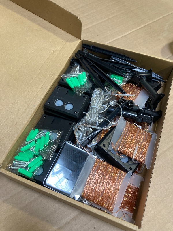 Photo 1 of 12 Pack Solar String Lights Outdoor, Total 960LED 396FT Solar Fairy Twinkle Lights Outdoor Waterproof 8 Modes Copper Wire Solar Lights for Outside Garden Patio Tree Christmas Wedding Party Decor