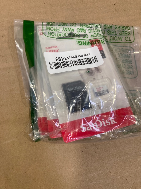 Photo 1 of [Older Version] SanDisk 16GB 3-Pack Ultra microSDHC UHS-I Memory Card (3x16GB) - SDSQUAR-016G-GN6MM