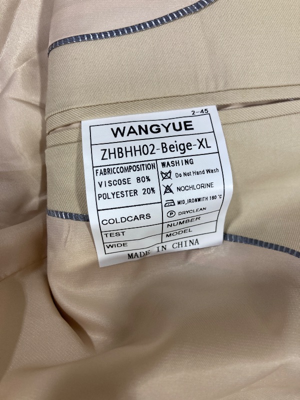 Photo 1 of Men's 3 Piece Linen Suits Casual Lightweight Blazer Jackets Vest Pants Set for Wedding Business Prom xl