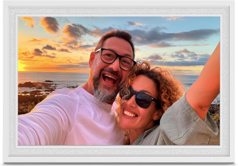 Photo 1 of Digital Picture Frame WiFi, 10.1 Inch Frameo Digital Photo Frame, 32GB Memory, 1280*800 HD Touch Screen, Auto-Rotate, Share Pictures Videos Instantly, Wedding, Birthday Gifts for Women, Mom, Dad Gifts