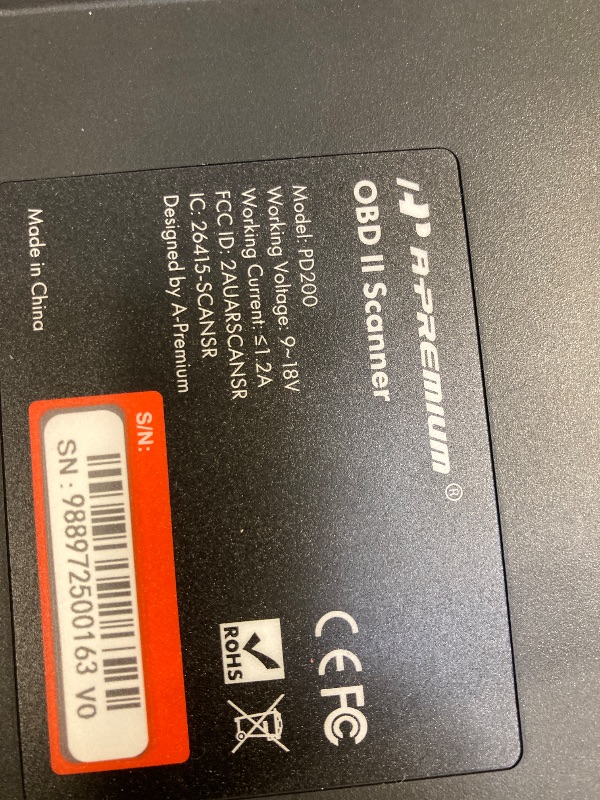 Photo 1 of A-Premium 2025 PD200 Enhanced 4 System OBD2 Scanner Diagnostic Tool, All Function Check Engine Code Reader Scan Tool, for Engine/ABS/SRS/Transmission System, 8 Reset, Free Online Update