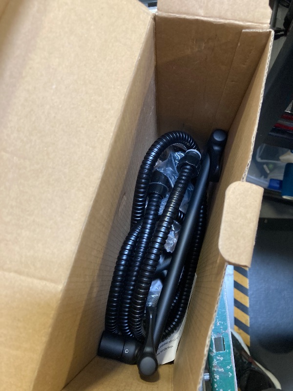 Photo 1 of 75527 Universal Showering 1.75 GPM Single Function Modern Rain Shower Head and Hand Shower Combo with Adjustable Extension Arm and Touch-Clean Nozzles - Matte Black