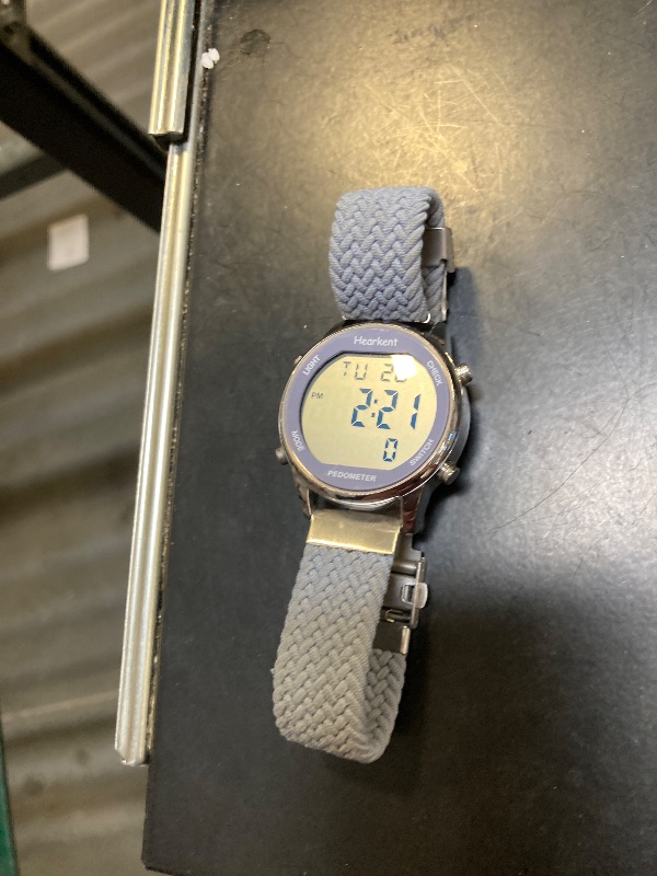 Photo 1 of Accurate Pedometer Watch for Men Walking Simple Step Counter Watches Steps Tracker Large Digital Display Waterproof Non Bluetooth TIMEURE-2306