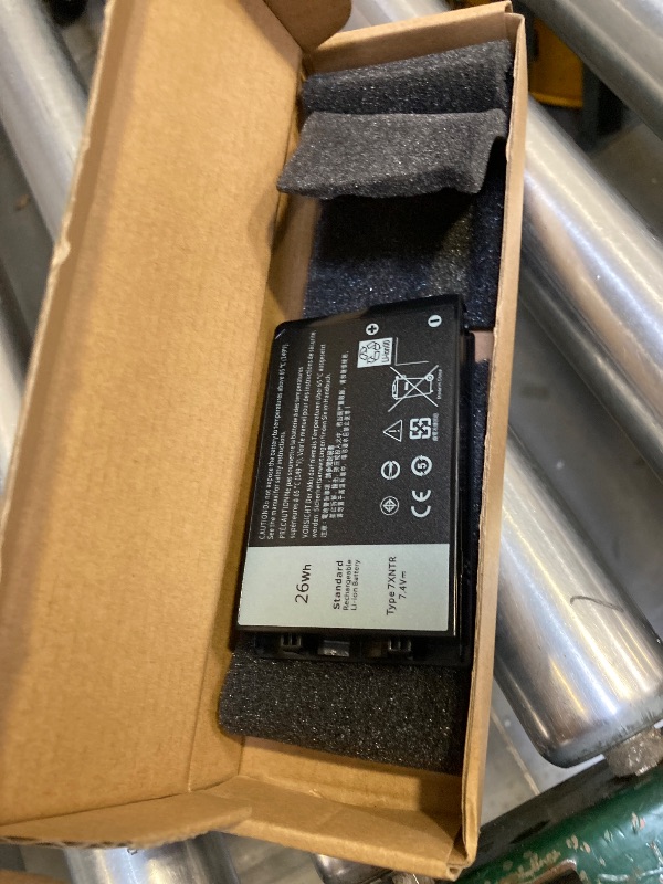 Photo 1 of 7xinbox 7.4V 26Wh 7XNTR FH8RW J7HTX 0FH8RW 0ORPTJ 27JT0 Replacement Laptop Battery for DELL Latitude 12 7202 12 7212 Rugged Tablet
