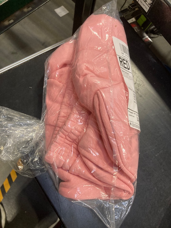 Photo 1 of Flygo Girls Boys Fleece Sweatsuit 2 Piece Jogger Sets Zip Up Hooded Sweatshirts and Sweatpants with Pockets(Pink-XS)