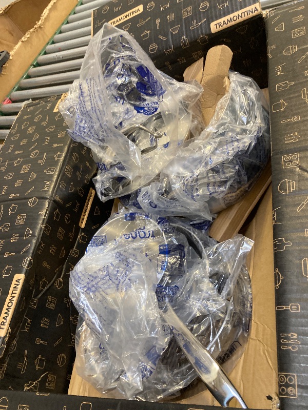 Photo 1 of MISSING PCS ------------------------------Tramontina Signature Tri-Ply Clad Stainless Steel 13-Piece Cookware Set with Lids, Pots and Pans Kitchen Set, Induction-Ready, Dishwasher-Safe, NSF-Certified