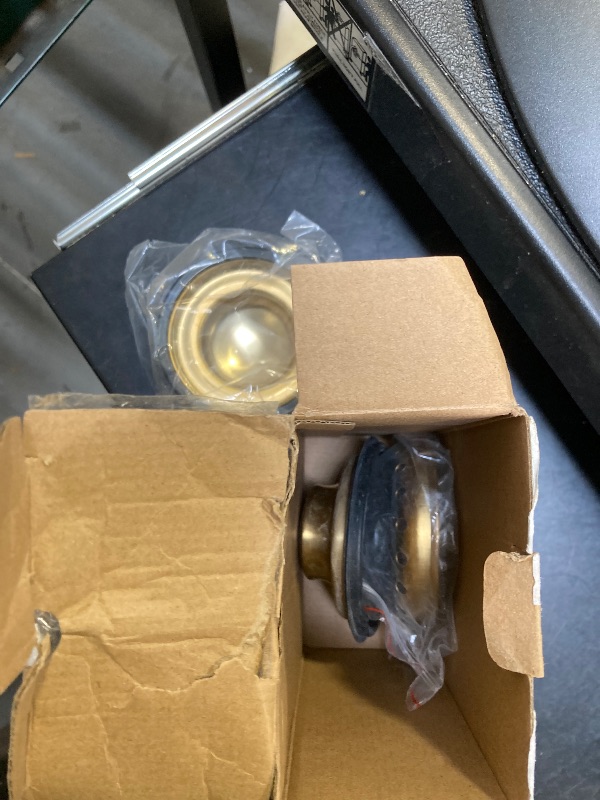 Photo 1 of Akicon Kitchen Sink Stopper Replacement for 3-1/2 Inch Standard Strainer Drain, Solid Brass with Post Styled Basket