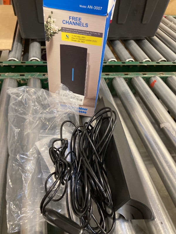 Photo 1 of 2025 Strongest Digital Antenna for Smart TV Indoor with Amplifier, 360° Long Range Reception HD Local Channels -38FT Coax Cable -Supports 8K, 4K, 1080P for Smart/Old TVs