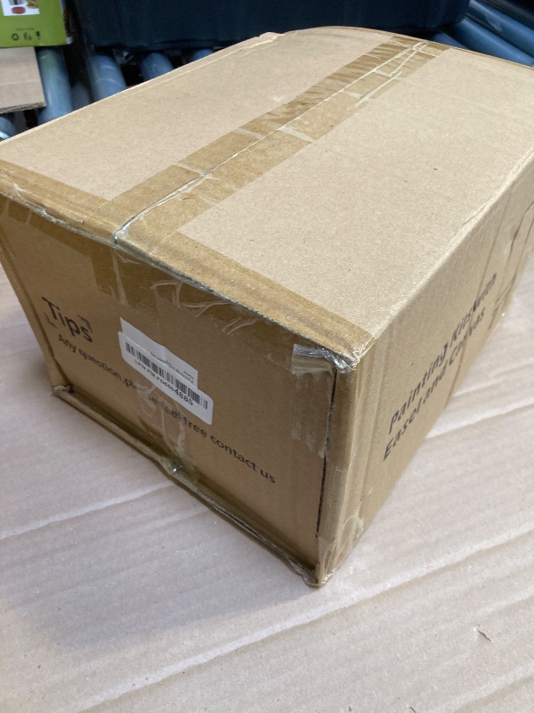 Photo 1 of Acrylic Paint Set 100 Pcs Acrylic Painting Kit with 4 * 12 Colors Paint,4 Sets Easel for Painting,Canvas,Palettes&40 Brushes,Sip and Paint Kit for Adults Couples,Kids,Artists and Beginner