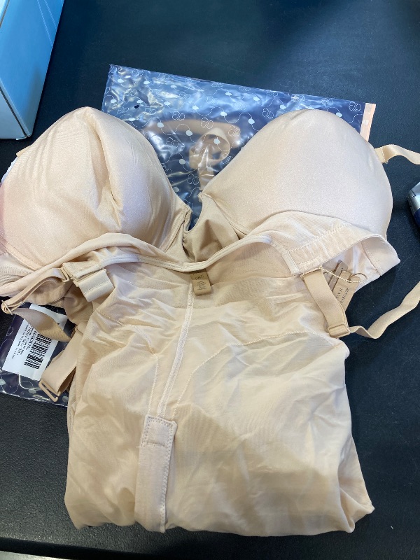 Photo 1 of SHAPELLX Shapewear Tummy Contro Backless Body Bra Shaper Womens Plus Size Plunge Invishaper Low Back Short Bodysuit 3XL+