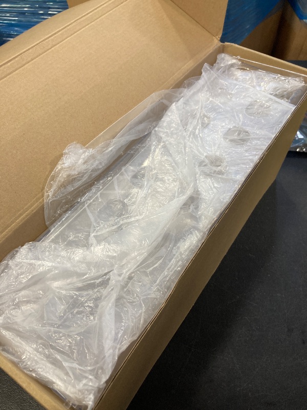 Photo 1 of 4Pcs Acrylic Flower Vase with 64 Holes,63 inch Decorative Long Clear Vase Modern,Rectangular Acrylic Vases Clear Floral Centerpiece for Dining Table Reception Home Party Decorations