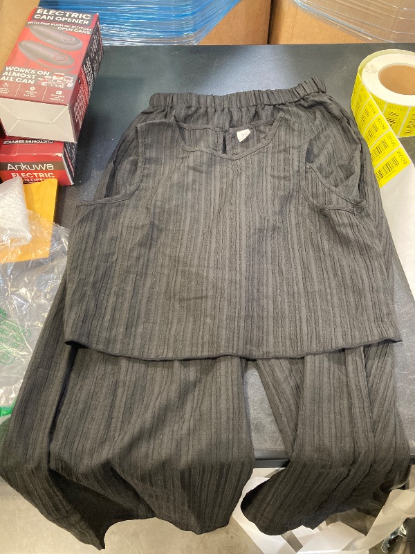 Photo 1 of 13 Y- GIRLS SET. BLACK TOP AND BLACK PANTS