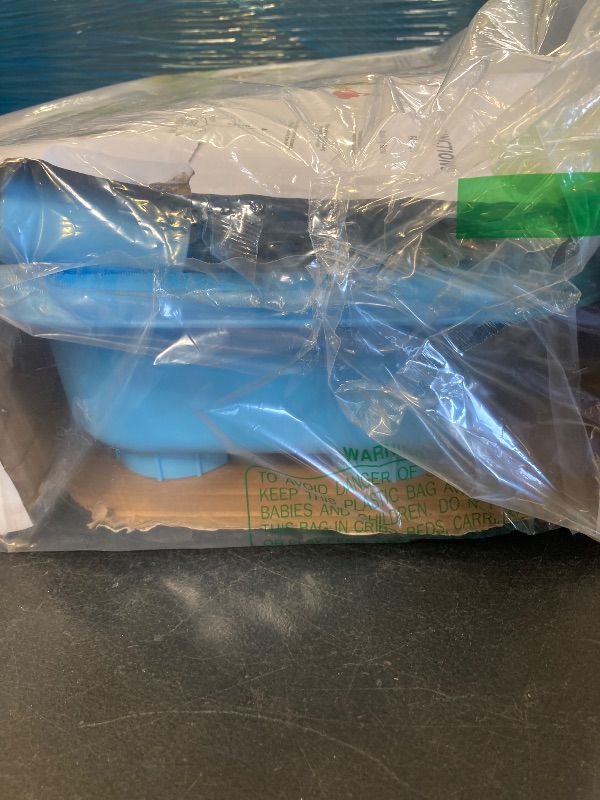 Photo 1 of 21" H Play Sink with Running Water, 4-in-1 Kids Kitchen Sink Toy with Electric Faucet, Mini Water Table with Detachable Legs, Fishing Game, Pretend Play Dishwasher Gift Set for Boys & Girls(Blue)