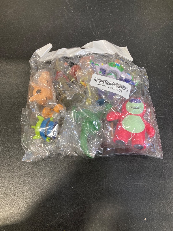 Photo 1 of 9Pack Story Action Figures Toys with Cake topper, Cartoon Figures Cupcake Toppers for Birthday Party Cake Decorations