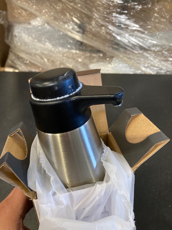 Photo 1 of AIKE 15fl.oz Stainless Steel Liquid Soap Dispenser for Dish and Hand Soap