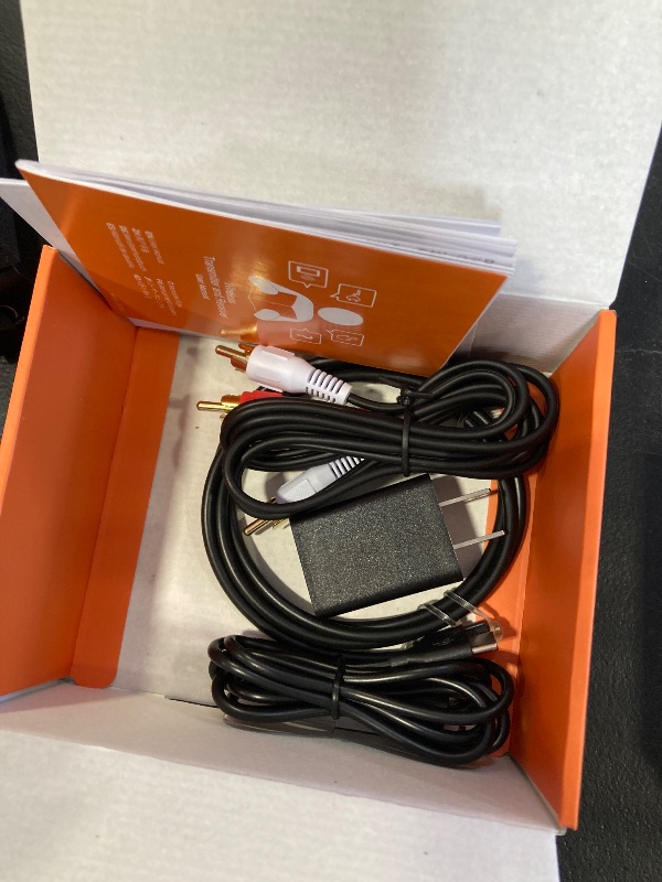 Photo 1 of 1Mii DS700 HiFi Bluetooth Audio Transmitter Receiver for TV, Long Range Wireless Adapter with Audiophile DAC, LDAC/aptX HD/aptX LL, OLED Display, Optical & Coaxial Input/Output, RCA Output Only