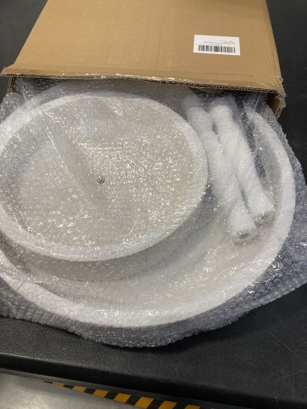 Photo 1 of 2 Tiered Tray Stand Decor, Wooden 13 Inch Tiered Tray Decor for Farmhouse, Kitchen, Coffee Bar, Home, Suit for Halloween, Fall Thanksgiving, Christmas, New Year