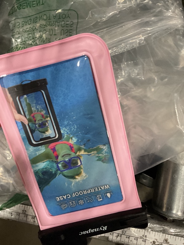 Photo 1 of [Up to 8.5"] Floating Waterproof Phone Pouch, 2Pack Waterproof Phone Case with Lanyard for iPhone 16 15 14 Pro Max, Galaxy S24+ S23 S22, IPX8 Cellphone Dry Bag, Beach Essentials Travel Must Haves