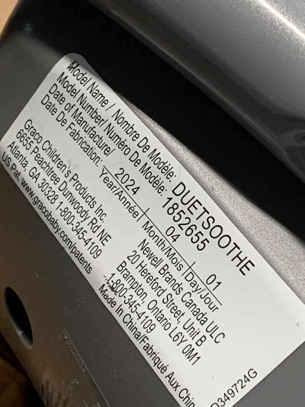 Photo 1 of (used)(incomplete)(sold for parts) Graco DuetSoothe Swing and Rocker