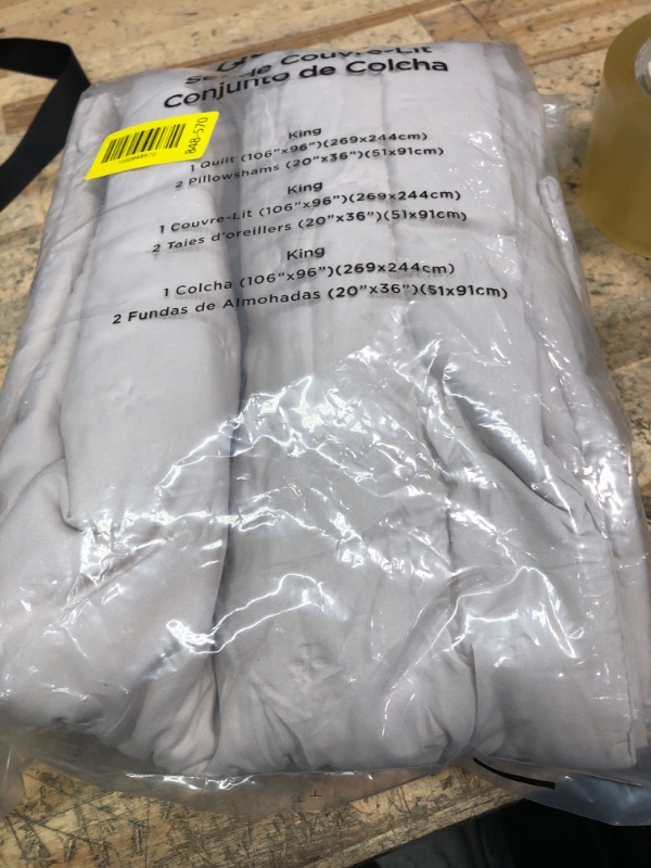 Photo 1 of  Pillow Shams King Size Set of 2, Ultra Soft Breathable Quilted Pillow Cases 20 x 36 inches for Sleeping, Decorative Microfiber Bed Pillowcases Easy Care, Cream Color.