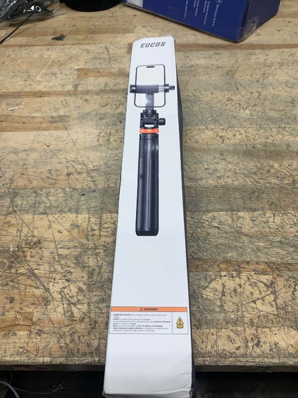 Photo 1 of EUCOS 62" Phone Tripod, Tripod for iPhone & Selfie Stick Tripod with Remote, Extendable Phone Tripod Stand & Travel Tripod, Solidest Cell Phone Tripod Compatible with iPhone/Android