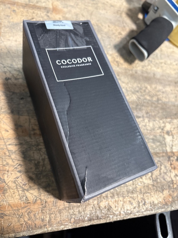Photo 1 of COCODOR Signature Reed Diffuser Set/Woody Hotel / 6.7oz /1 Pack/Home Fragrance Diffuser, Oil Scent Diffuser for Bathroom Shelf Décor