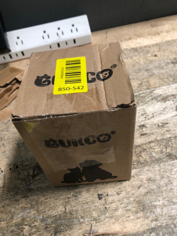 Photo 1 of **MISSING CHARGER CORD** GUKCO Interactive Dog Toys, Squeaky Moving Ball Toy with Jumping & Music Modes, Rechargeable Plush Chew Toys for Small/Medium/Large Dogs to Keep Puppy Busy Pet Toys (Chick)