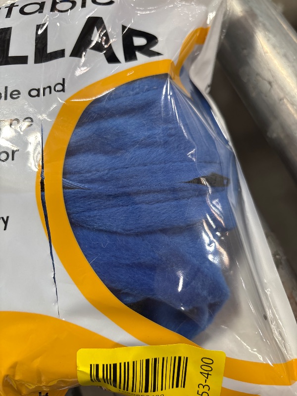 Photo 1 of *HAS PET HAIR 

BENCMATE Inflatable Dog Cone Collar Alternative, Soft Dog Cone for Small Medium Large Dogs and Cats, Neck Recovery ECollar Donut Collar After Surgery (Large+, Blue)