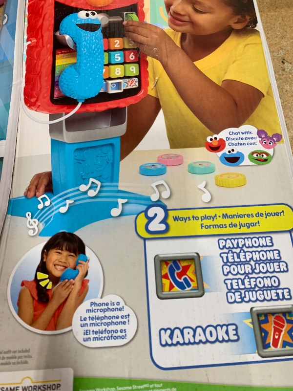 Photo 1 of (UNTESTED) (MISSING BATTERY) Sesame Street Elmo’s Sing & Learn 17.5 Inch Playphone, Learning and Education, Kids Toys for Ages 2 Up by Just PlayLPNPMEJ4233166
