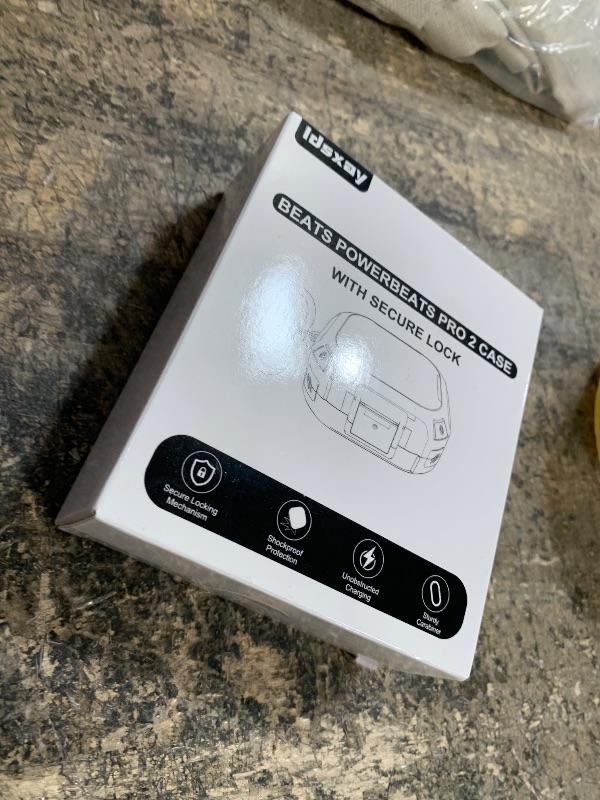 Photo 1 of [Upgrade Secure Lock] for Beats Powerbeats Pro 2 Case Cover, LDSXAY Carbon Fiber Shockproof Protective Cover for Powerbeats Pro 2 2025 with Cleaner Kit & Carabiner (Orange)