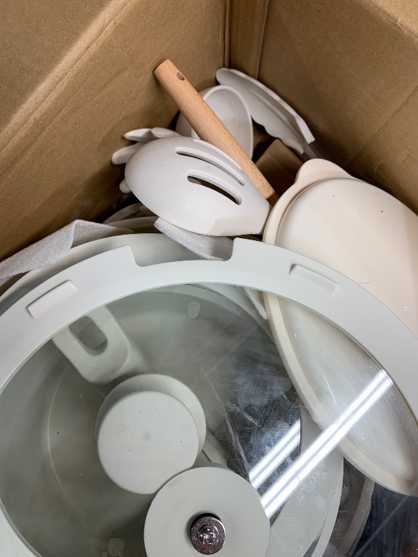 Photo 1 of (used)(please see all images) Astercook 23 Pcs Pots and Pans Set Non Stick, Ceramic Cookware Set Detachable Handle, RV Kitchen Cooking Set Removable Handles