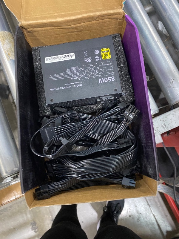 Photo 1 of ***SOLD FOR PARTS***Cooler Master V850 SFX Gold ITX SFF Modular Power Supply, ATX 3.1 90° 12VHPWR PCIe 5.1, 850W 80Plus Gold, Supports RTX 5080|RX 9070 XT, Customized Cable, 100mm|3.9", 10-Year