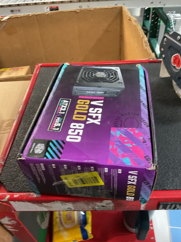 Photo 1 of ***SOLD FOR PARTS***Cooler Master V850 SFX Gold ITX SFF Modular Power Supply, ATX 3.1 90° 12VHPWR PCIe 5.1, 850W 80Plus Gold, Supports RTX 5080|RX 9070 XT, Customized Cable, 100mm|3.9", 10-Year