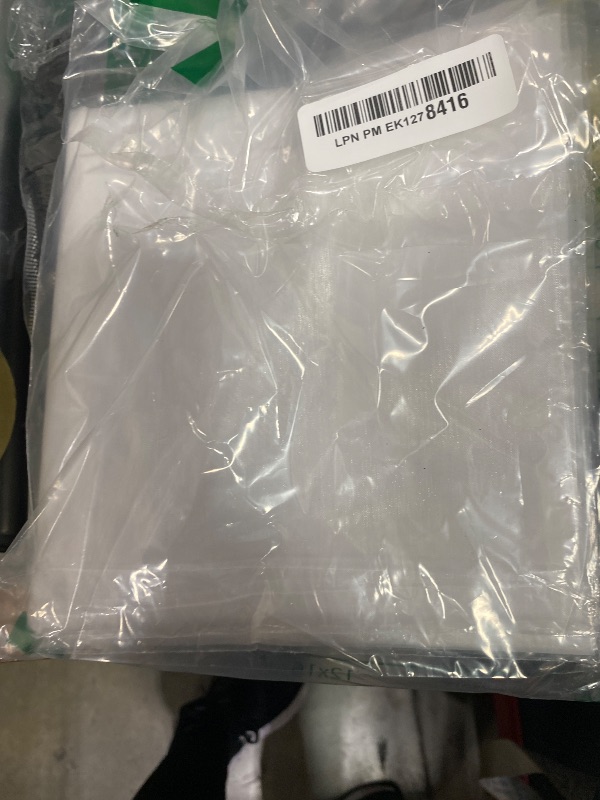 Photo 1 of (2 Pack) A1BakerySupplies Basket Size Large Premier Quality Organza Fabric Bags Sheer Fabric Gift Pouch 22.5" x 25" (White)