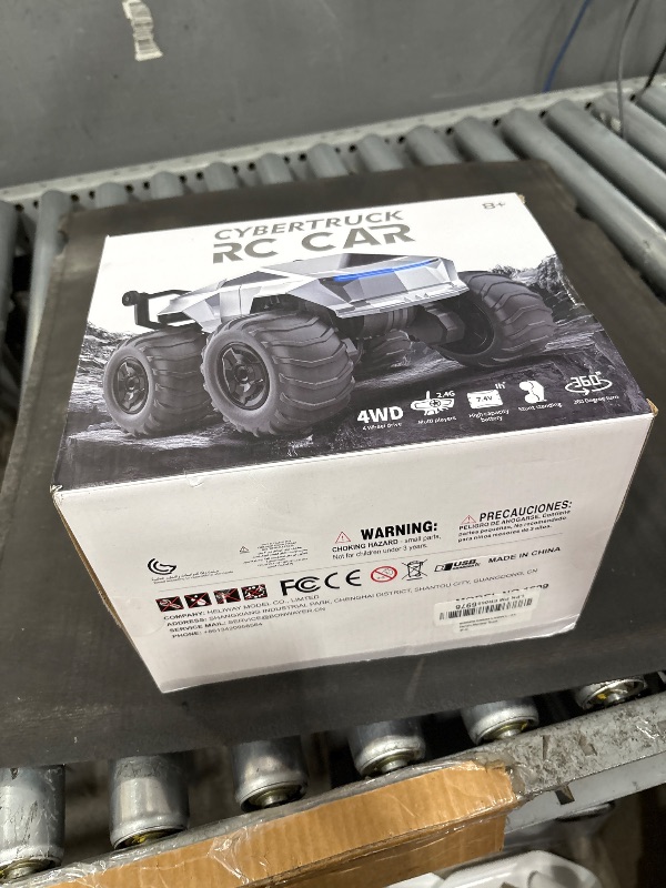 Photo 1 of Remote Control Car, 1:16 4WD Waterproof RC Monster Truck, 2.4GHz All Terrain Amphibious RC Stunt Cars, 360° Rotating Pick-up Truck Car Toys Gifts for Boys Age 6 7 8 9 10 11 12