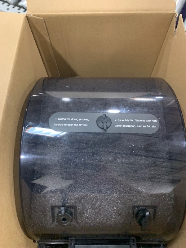 Photo 1 of Filament Dryer Box, SH02 Dry Box Filament Sealed Storage Box 3D Printer 2 Spools Holder with PTC Fast Heater, Filament Dehydrator with Touch Screen Compatible with PLA PETG TPU ABS 1.75/2.85mm