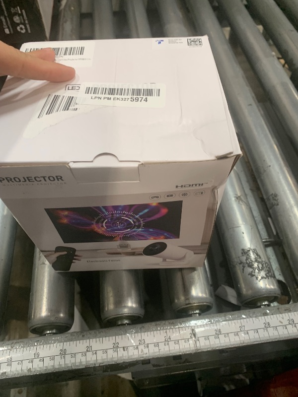 Photo 1 of ?Electric Focus?Mini Portable Projector with 4K Support, Bluetooth 5.4 WIFI6, 5watt Sound Base Speaker, 260 ANSI, Android 11, 210° Rotation , Auto Keystone Correction Video Projector HY300 PLUS