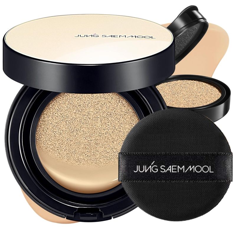 Photo 1 of [JUNGSAEMMOOL OFFICIAL] Essential Skin Nuder Cushion (05 Light) | Refill Included | Natural Finish | SPF50 Broad Spectrum | Makeup Artist Brand | Cream Foundation

