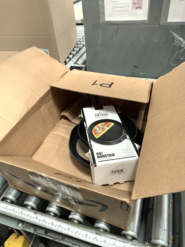 Photo 1 of ************NEW, BUT PANS ARE DENTED***************
All-Clad HA1 Hard Anodized Non Stick Fry Pan Set 2 Piece, 8, 10 Inch, Induction, Oven Broiler Safe 500F, Pots and Pans Set, Kitchen Frying Pans, Skillets, Premium Cookware, Home, Dishwasher Safe Black