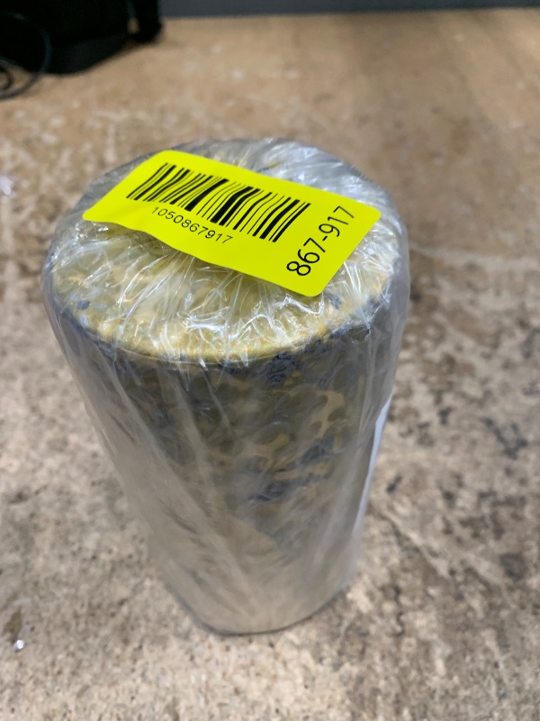 Photo 1 of ??????? Japanese Tea Canister Tin Golden Pattern/Double Lid/Japanese Washi Paper Pasted /200g Tea Capacity/Loose Leaf Tea Storage/Storage Container with Lid