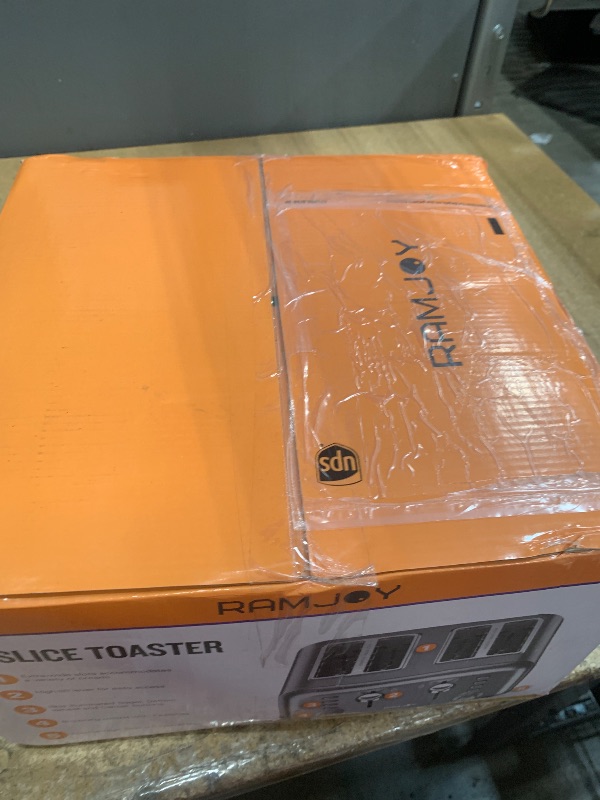 Photo 1 of RAMJOY Grey Toaster 4 Slice, Dual Independent Controls, Extra Wide Slot Toasters for Bagel, Bread, Waffles, 7 Shade Settings, 4 Main Functions, Removable Crumb Tray, 1500 Watts, Grey Stainless Steel