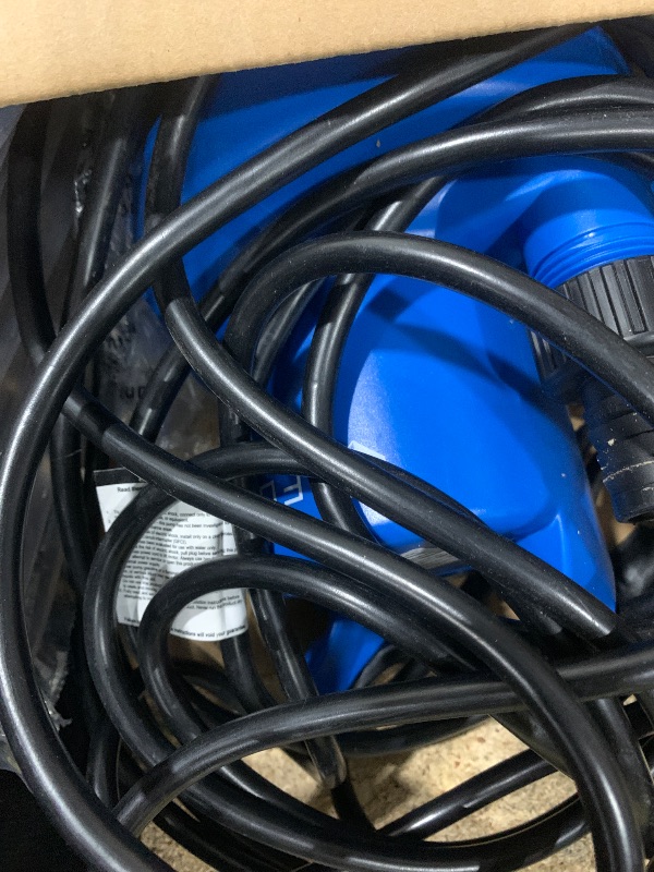 Photo 1 of 2025 FOTING Portable Sump Pump Water Pump 1215GPH,1/4HP,25ft Power Cord for Garden Pond,Basement Pool Drainage and Hot Tub,Thermoplastic Submersible Pump Lowest Sucking Level 1/5inch,