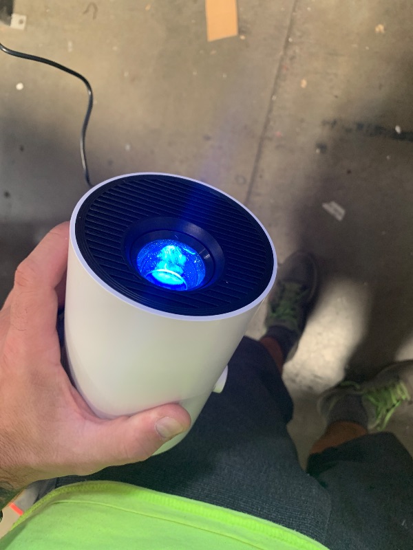 Photo 1 of ?Electric Focus?Magcubic Mini Projector 4K Support, Portable Projector with WiFi 6 and Bluetooth 5.4, Smart Proyector, 5W Soundbase Speaker, 180° Rotation for Home Theater HY300 Ultra