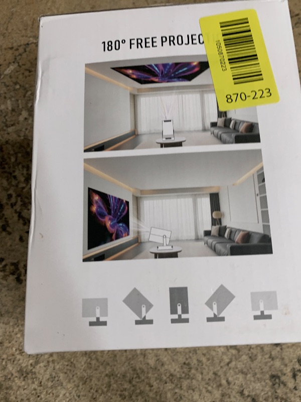 Photo 1 of ?Electric Focus?Magcubic Mini Projector 4K Support, Portable Projector with WiFi 6 and Bluetooth 5.4, Smart Proyector, 5W Soundbase Speaker, 180° Rotation for Home Theater HY300 Ultra