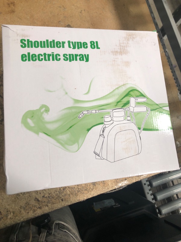 Photo 1 of ****************MISSING A PIECE*************
SideKing Battery Powered Sprayer 2 Gallon, 7.4V Powful Electric Pump Sprayer in Lawn and Garden with 32'' Wand, Backpack Weed Sprayer for Yard, Fertilizer